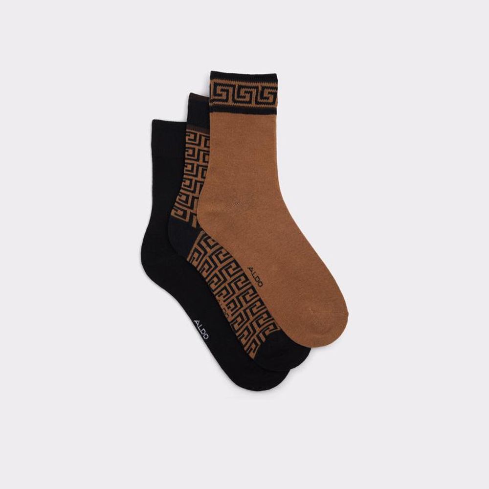 ALDO Women's Stretch Polyester Cotton Socks - Beige Natural