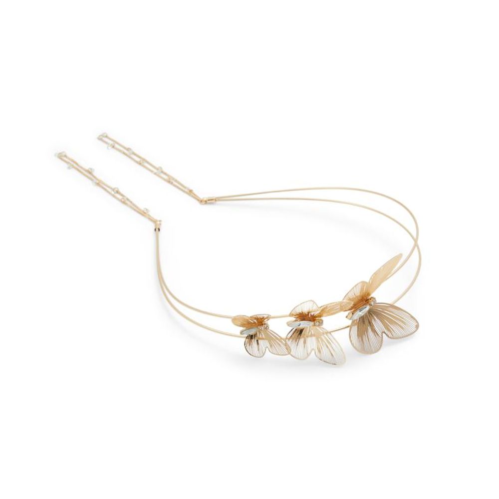 ALDO Steel Brass & Elastane Headband - Gold