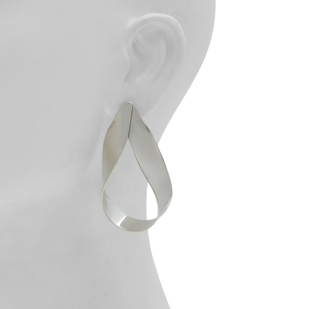 ALDO Women's Silver Brass & Elastane Earrings - Silver