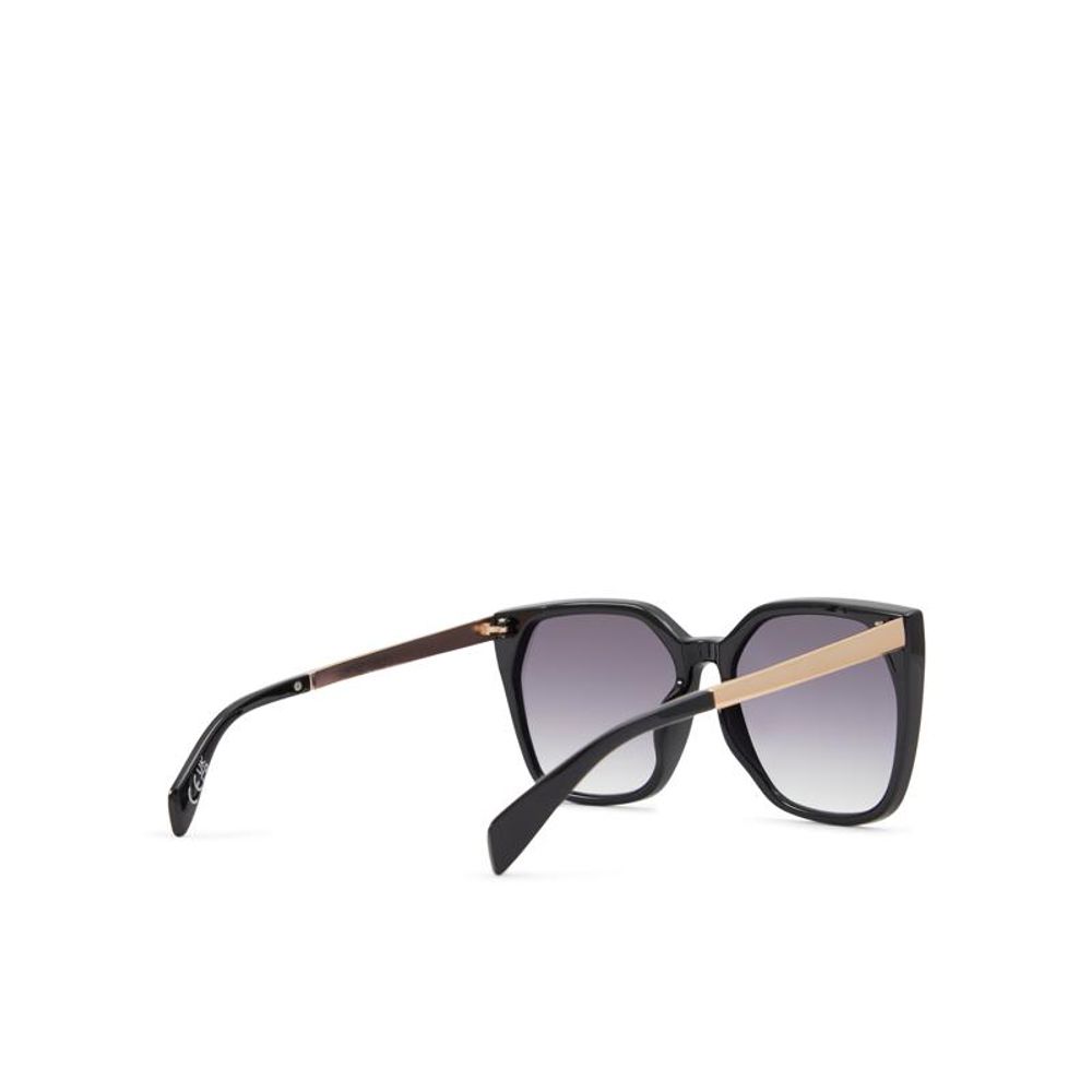 ALDO Polycarbonate Acrylic & Copper Sunglasses - Black Copper Gold Multicolor