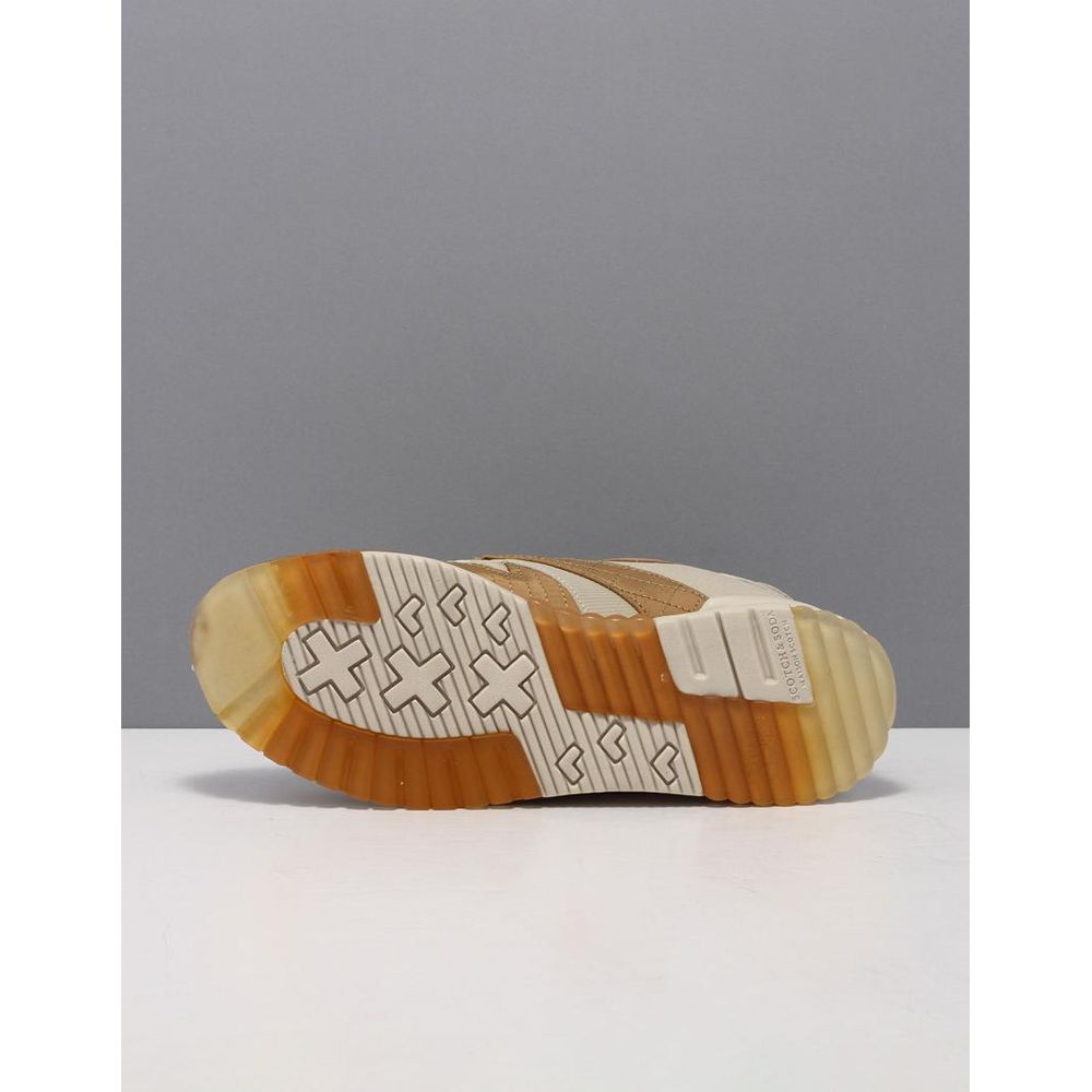 Scotch & Soda Women's Low Top Nylon Sneakers - Beige Sand