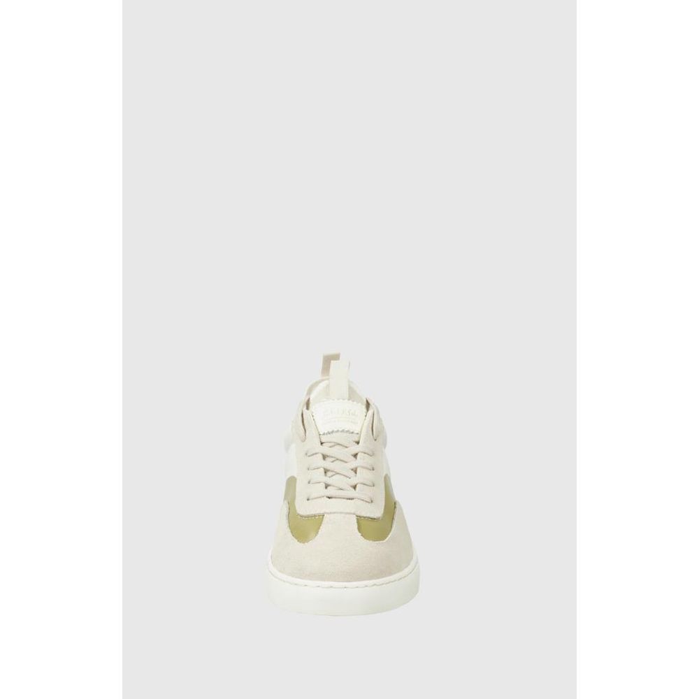 Scotch & Soda Women's Low Top Suede Leather Sneakers - Beige Sand