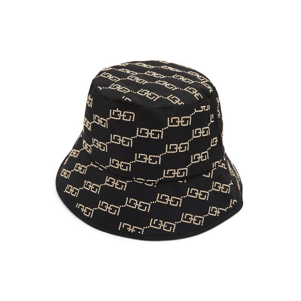 ALDO Aluminium & Polyester Bucket Hat - Black Gold Multicolor