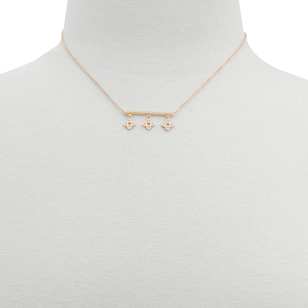 ALDO Women's Gold Stainless Steel & Cubic Zirconia Necklace - Gold