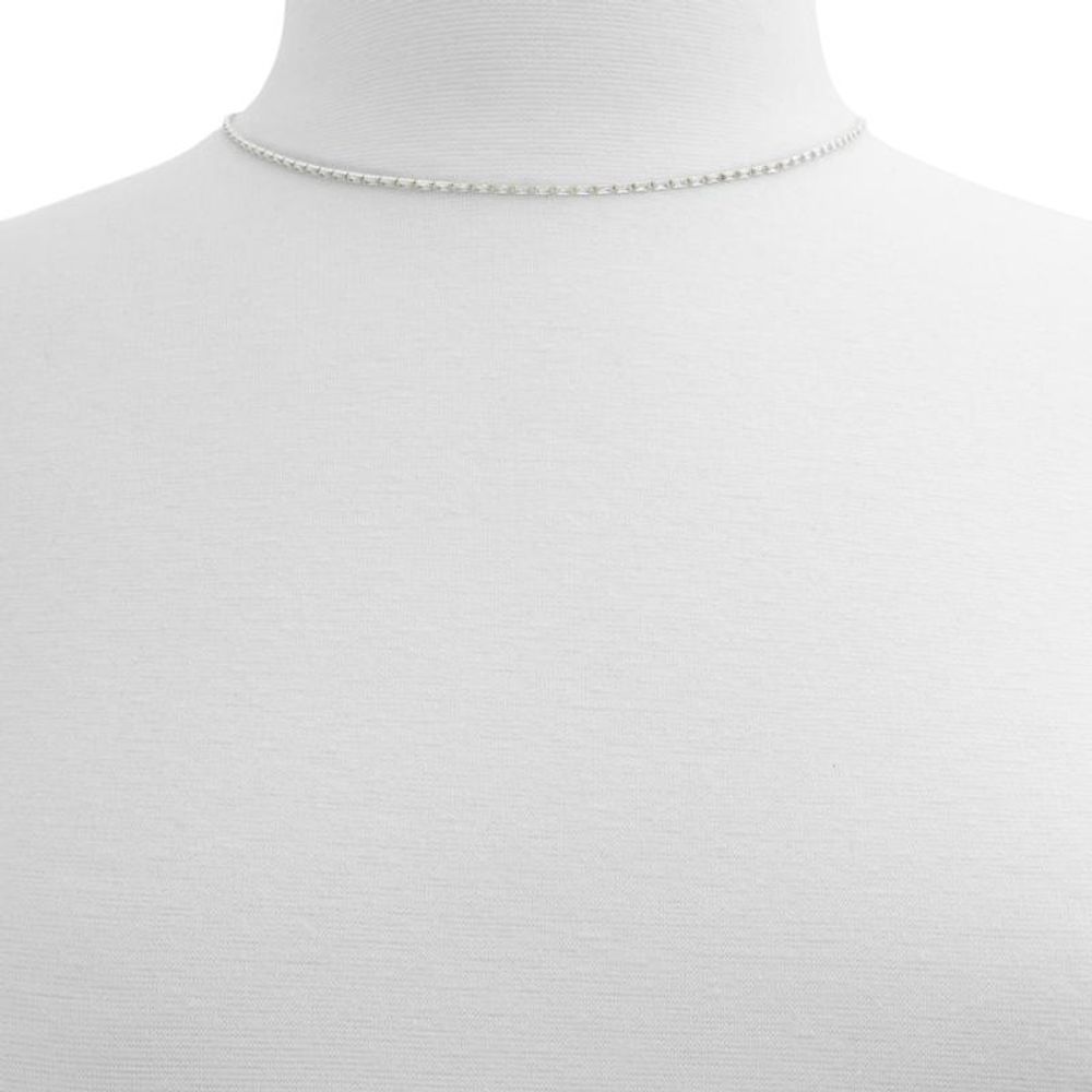 ALDO Women's Silver Stainless Steel & Cubic Zirconia Necklace - Silver