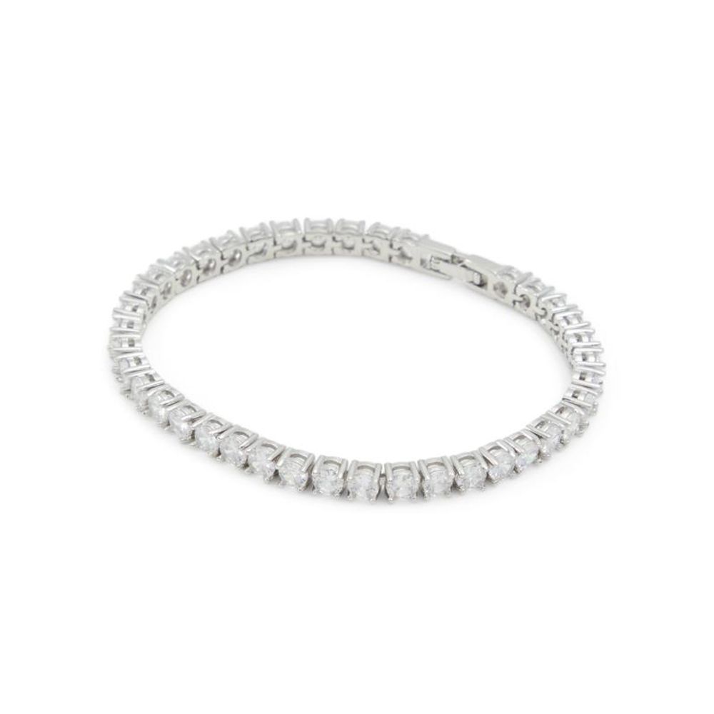 ALDO Women's Silver Stainless Steel & Cubic Zirconia Bracelet - Silver