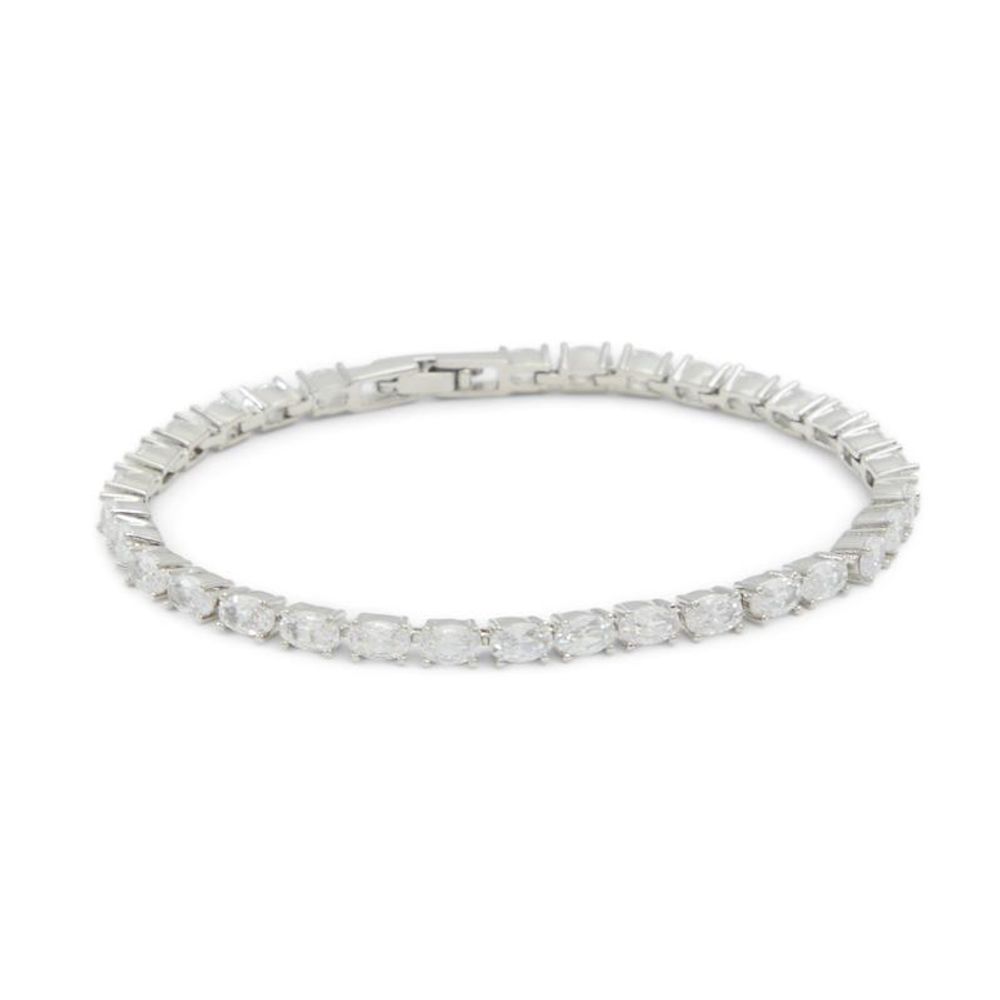 ALDO Women's Silver Stainless Steel & Cubic Zirconia Bracelet - Silver