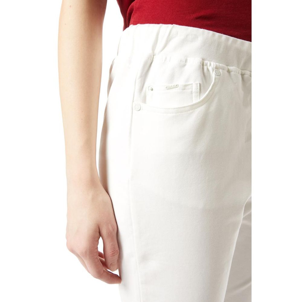 Gas Women's Stretch Cotton Casual Pants - Black Natural