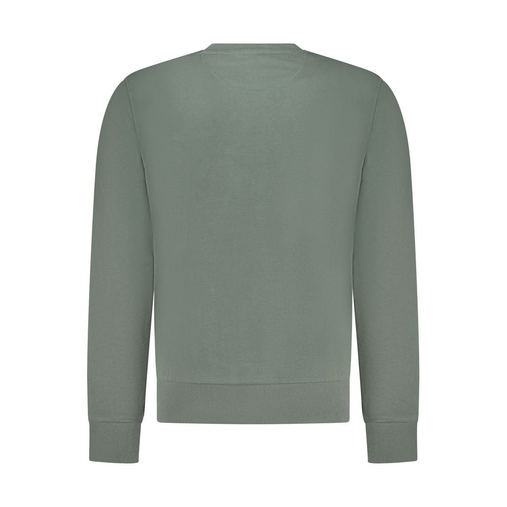 Sweatshirt by North Sails for men in cotton green features an exquisite silhouette, showcasing and crew neckline details for a exquisite look.