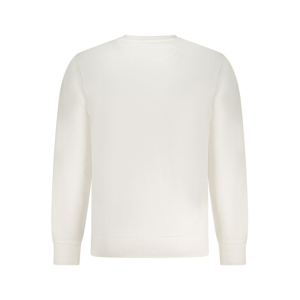 Sweatshirt by North Sails for men in cotton white presents a smart casual silhouette, featuring a smart casual and for a sophisticated look.