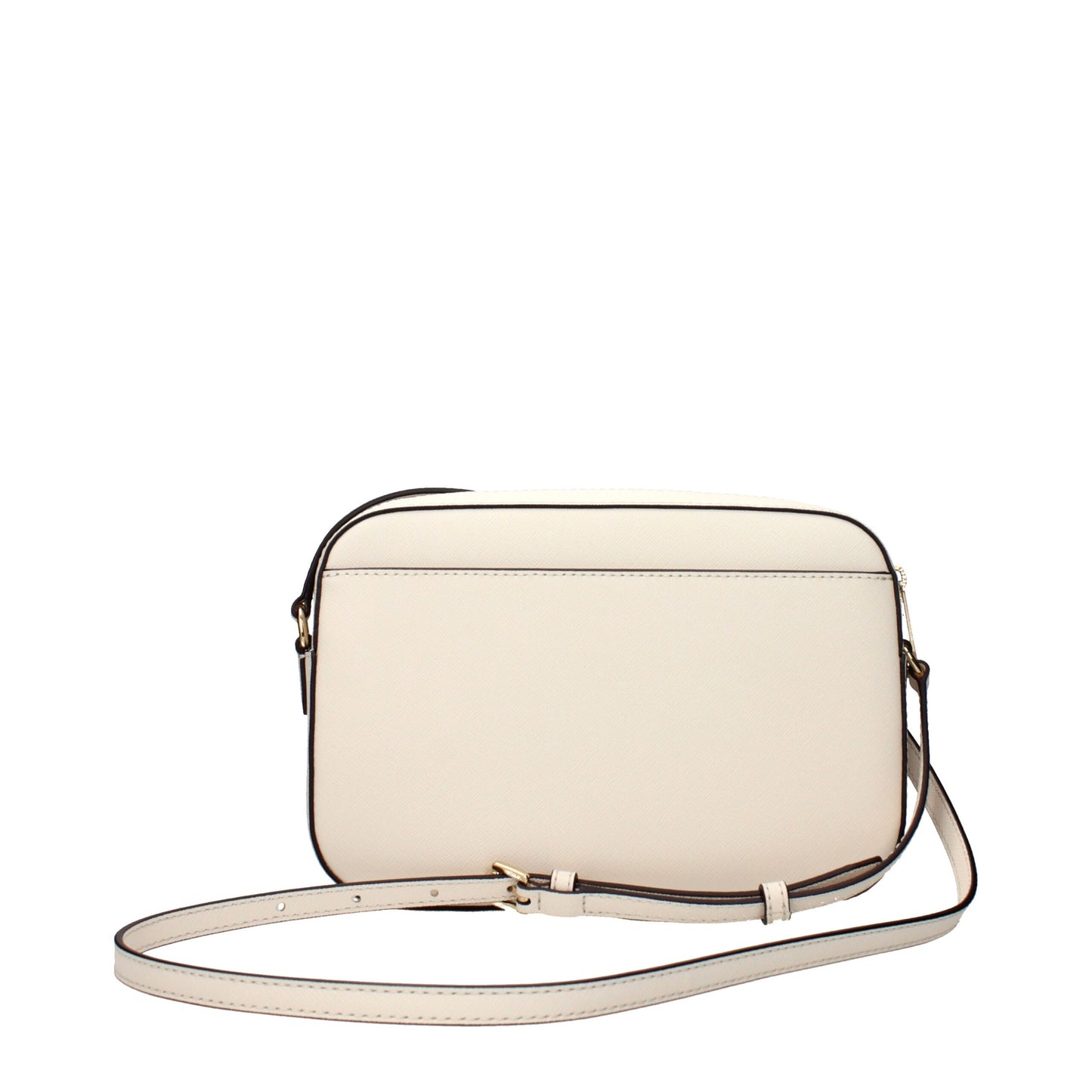 Crossbody Handbag by Michael Kors for women in leather beige features a versatile chic silhouette, meticulously detailed with a secure , ample , and versatile crossbody-strap & adjustable-strap.