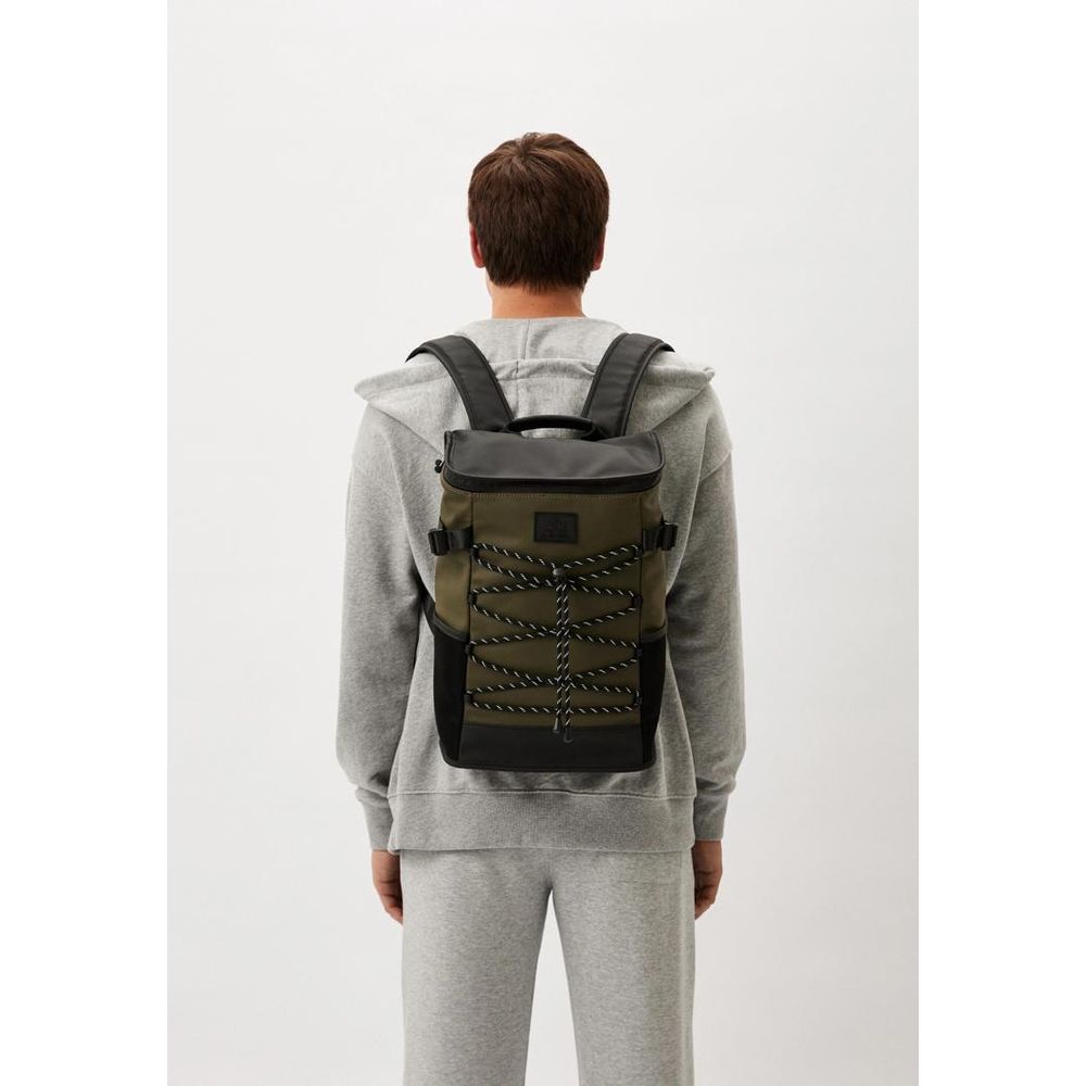 La Martina Polyamide Backpack - Bicolour Green