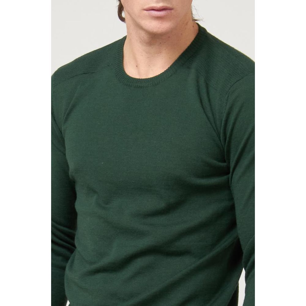Gas Men's Polyamide Marabou & Alpaca Wool Sweatshirt - Green