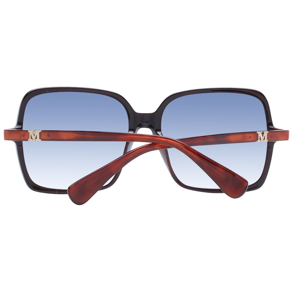 Max Mara Square Gradient Medium-Tint Plastic Sunglasses - Blue