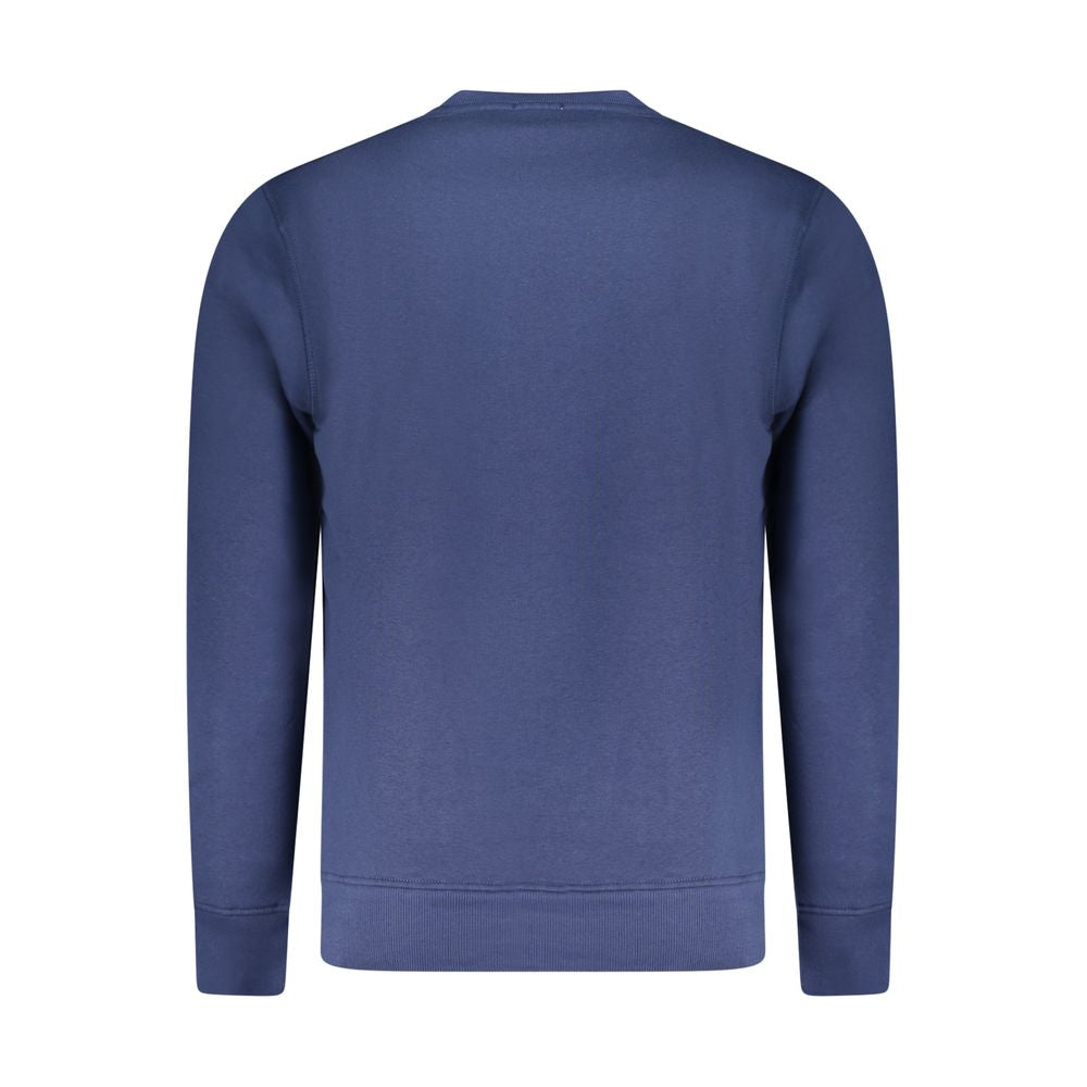 Sweatshirt by Rifle for men in cotton polyester blue & print features an enviable silhouette, showcasing a premium and refined crew neckline for a truly enviable finish.