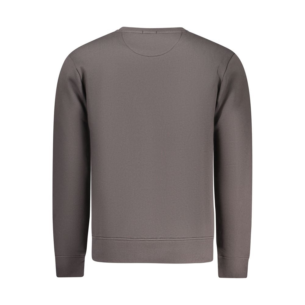 Coveri Moving Men's Crew Neck Cotton Polyester Sweatshirt - Gray
