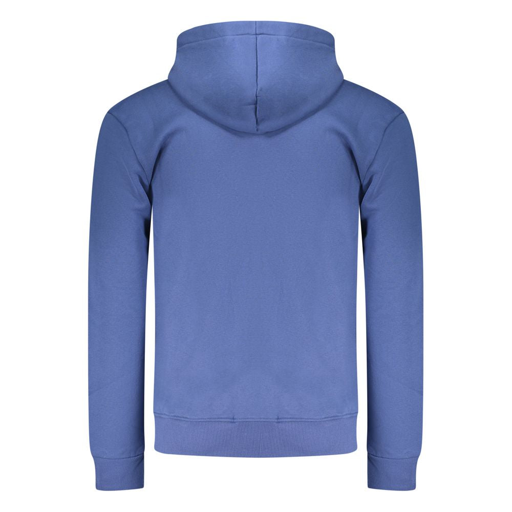 Hooded Sweatshirt Hoodie by Coveri Moving for men in cotton polyester blue features an luminous silhouette, showcasing a sophisticated and for a truly luminous look.