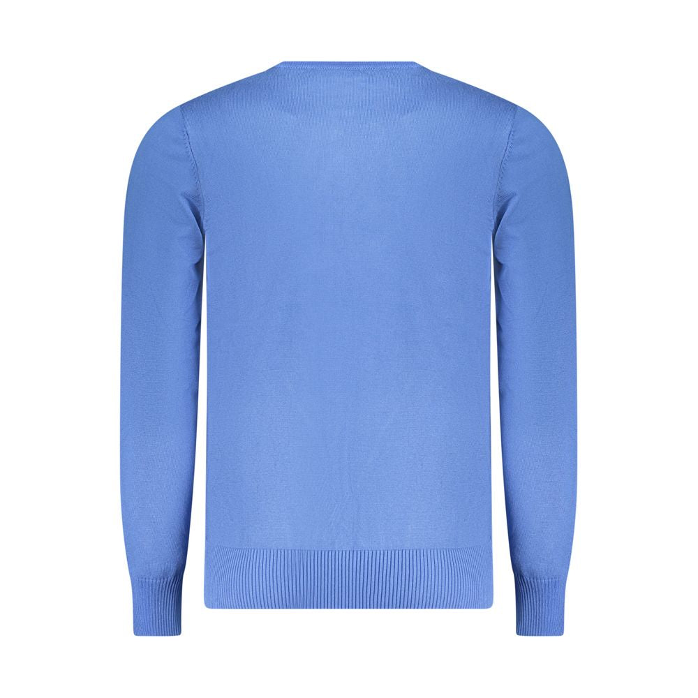 Sweatshirt by Coveri Moving for men in nylon & viscose blue showcases a slouchy chic silhouette, artfully detailed with a slouchy chic and for a slouchy chic finish.