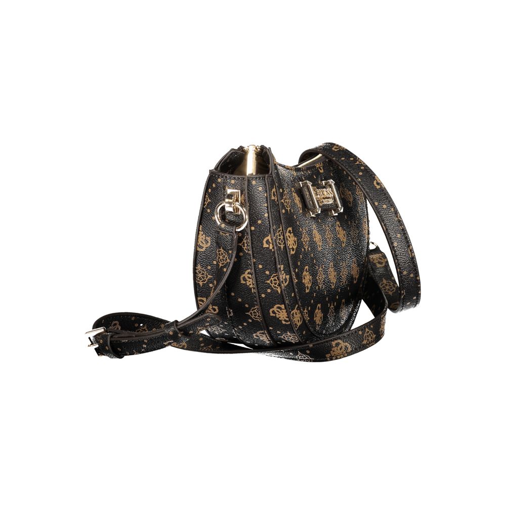 Guess Jeans Essence Silia Polyurethane Handbag - Brown