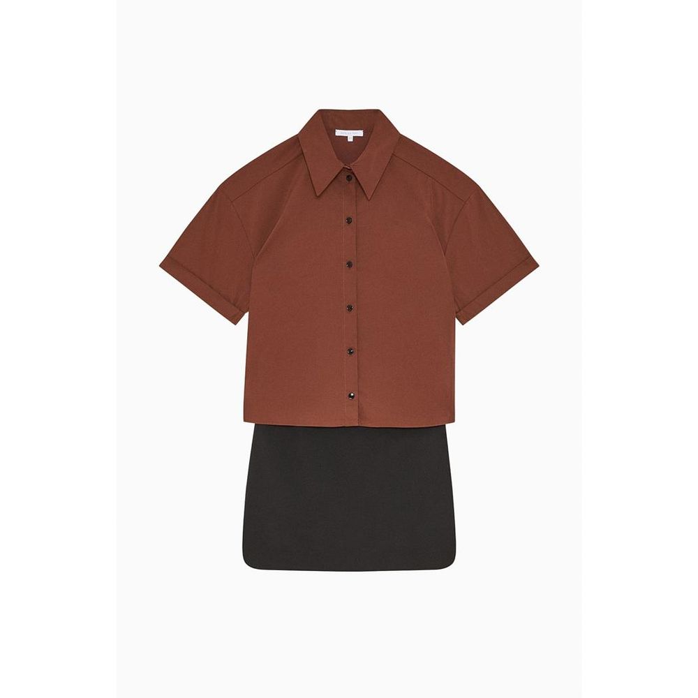 Patrizia Pepe Bicolor Polyester Casual Dress