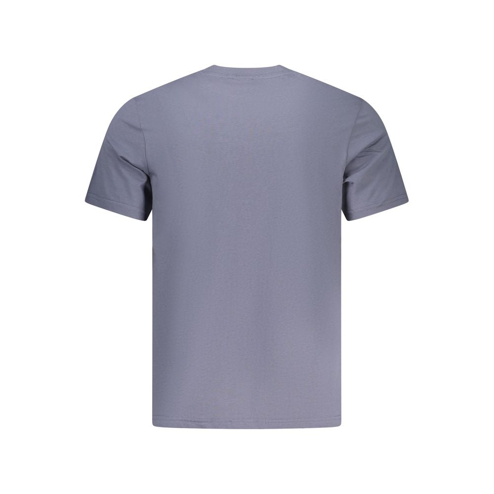 T-Shirt by North Sails for men in cotton blue showcases a unassuming silhouette, artfully detailed with a refined crew neckline and unassuming for a sophisticated, contemporary look.
