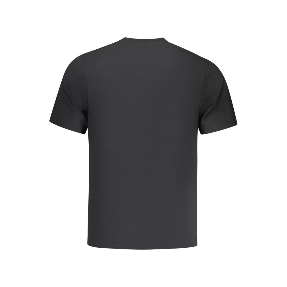 North Sails Men's Crew Neck Cotton T-Shirt - Black Signature Print Print