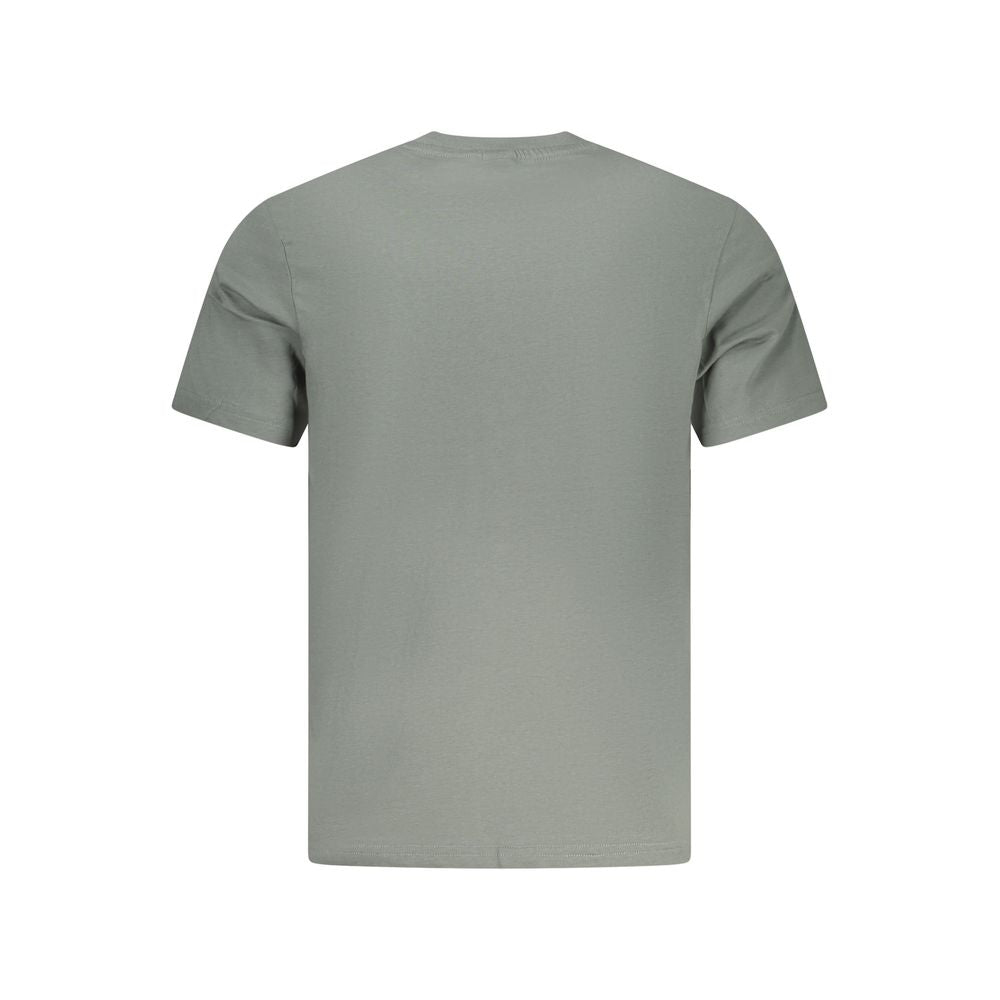 T-Shirt by North Sails for men in cotton green showcases a chic silhouette, artfully detailed with a chic crew neckline and for a chic finish.