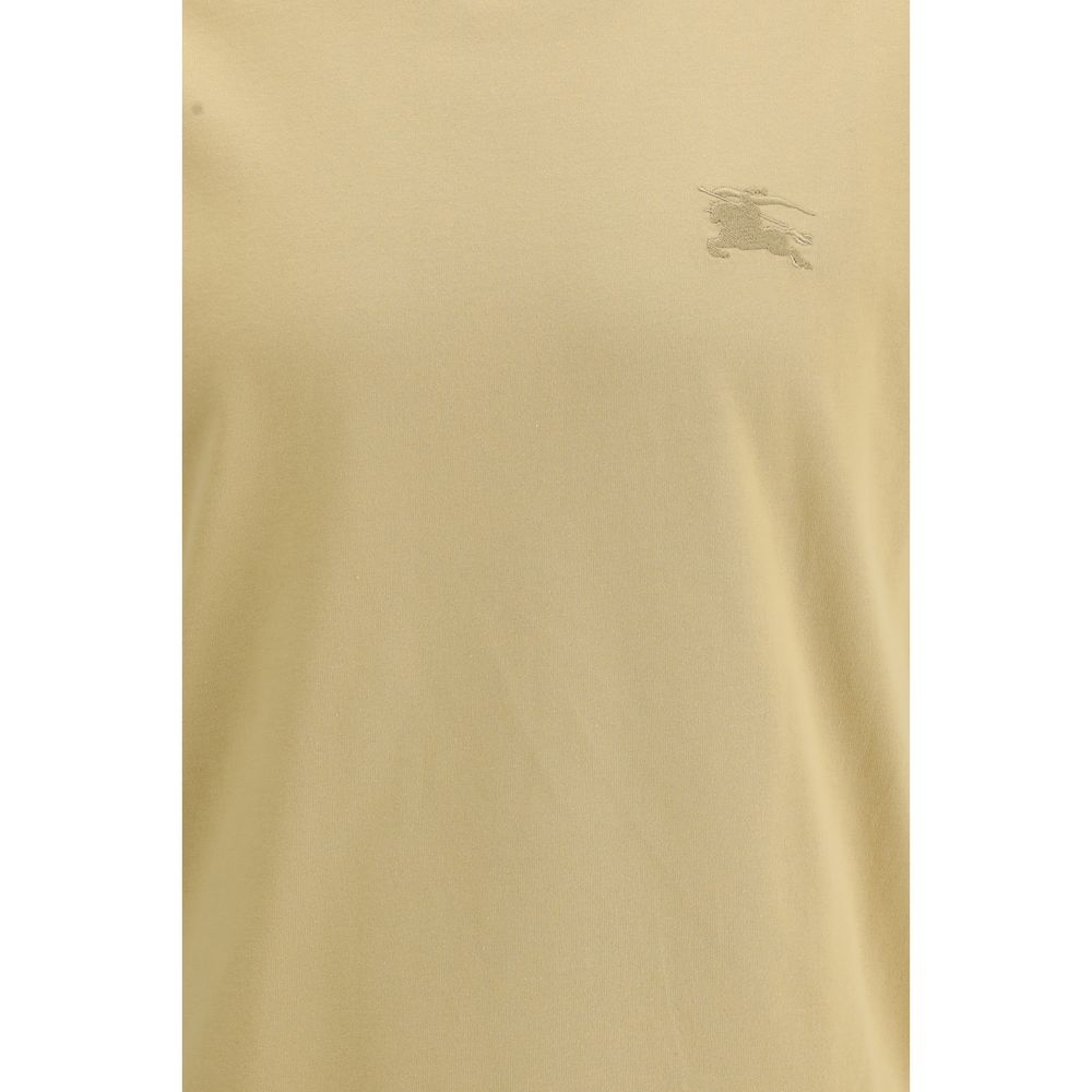 T-Shirt by Burberry for men in cotton beige showcases a fashionable silhouette, elegantly detailed with a fashionable and for a sophisticated, high-fashion look.