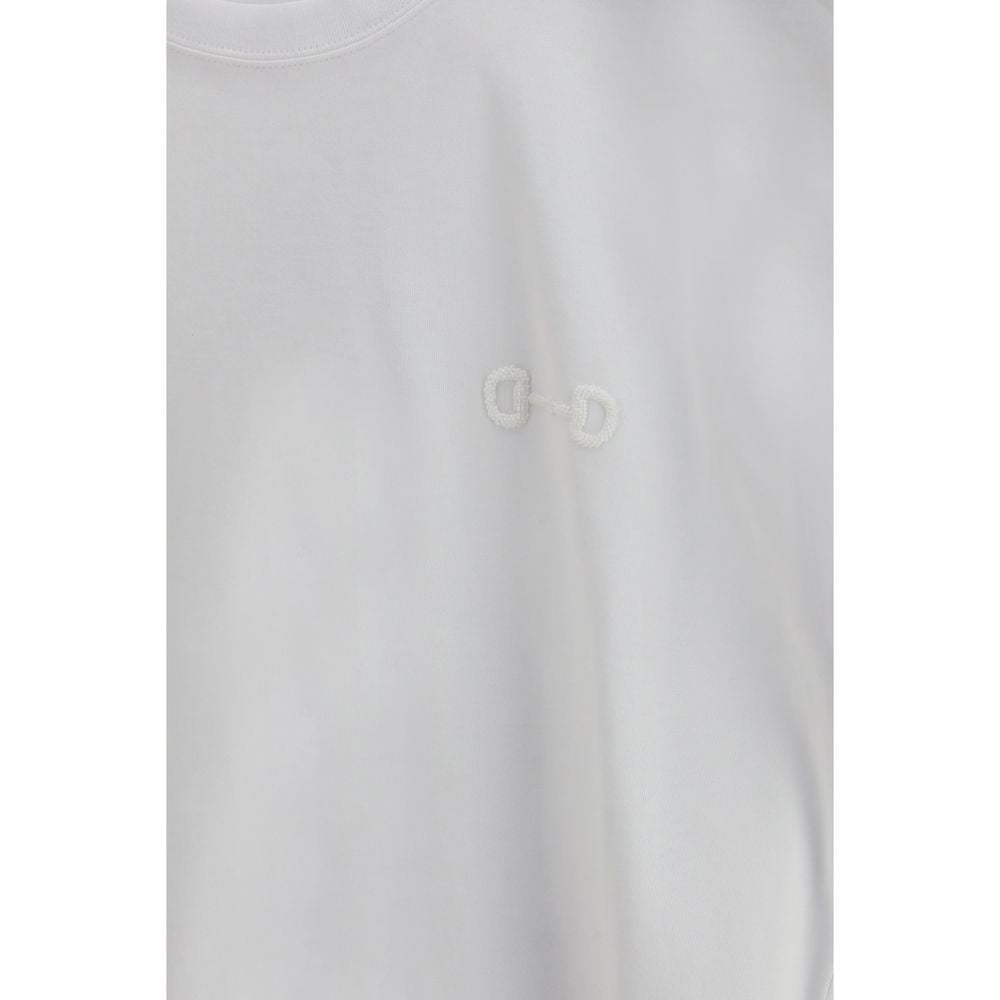 Gucci Horsebit Women's Regular Fit Short-Sleeve Crew Neck Cotton Activewear T-Shirt - White