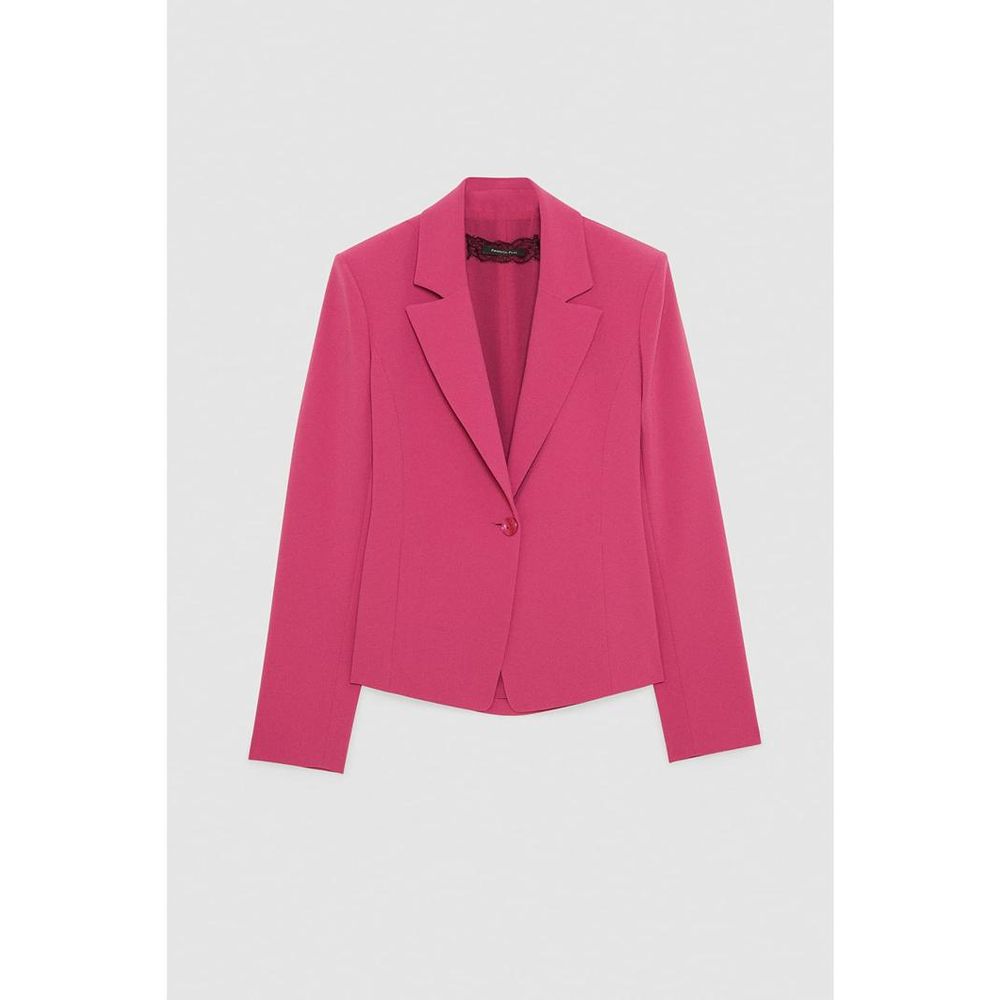 Patrizia Pepe Women's Stretch Polyester Blazer - Fuchsia