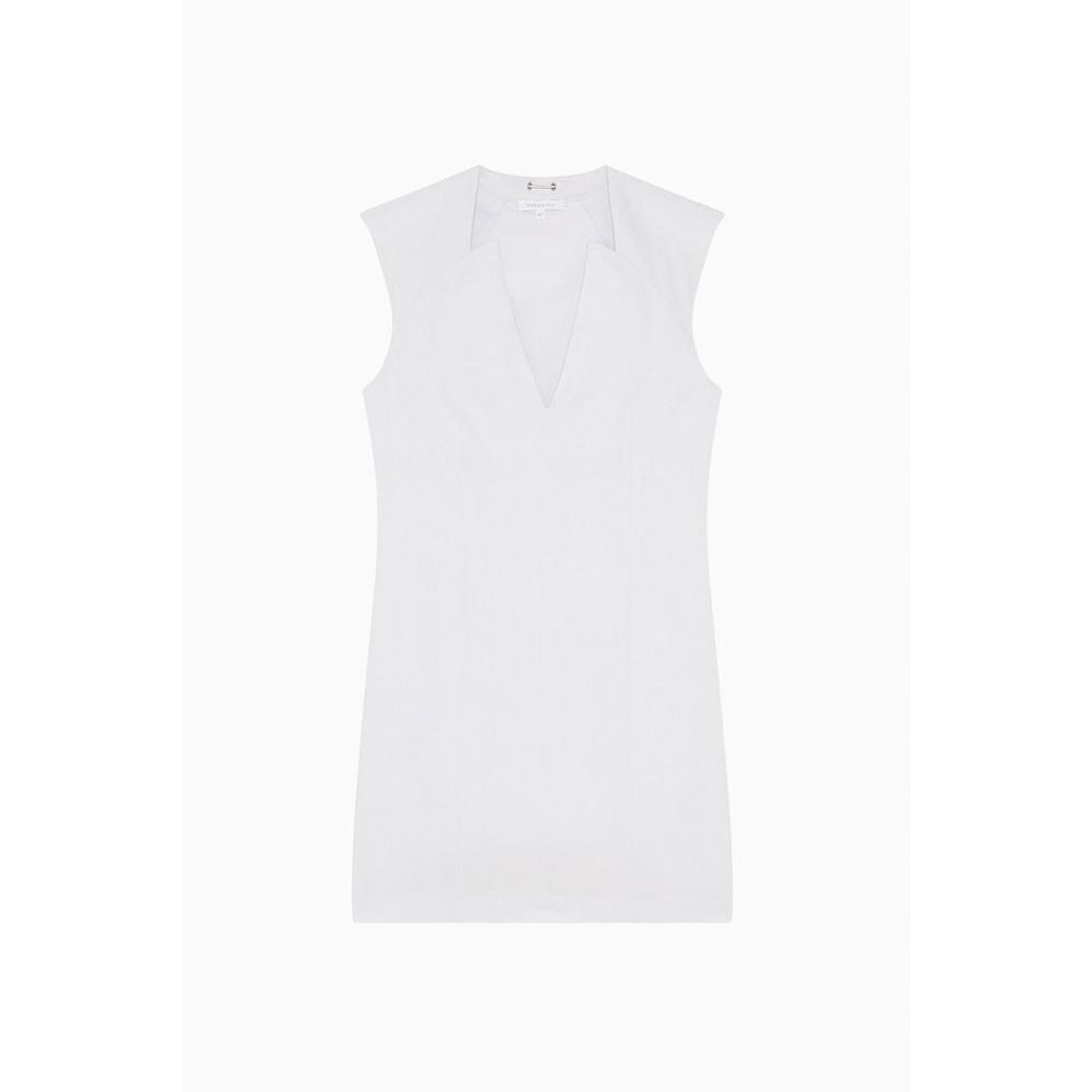 Patrizia Pepe Women's Sleeveless Viscose & Flax Short Dress - Gray Lilac Purple