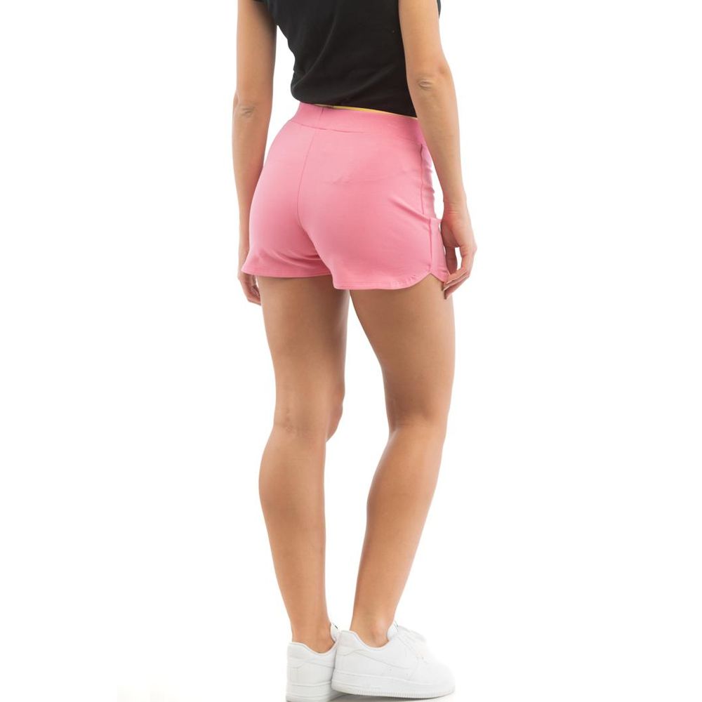Moschino Women's Stretch Cotton Cargo Shorts - Multicolor Pink