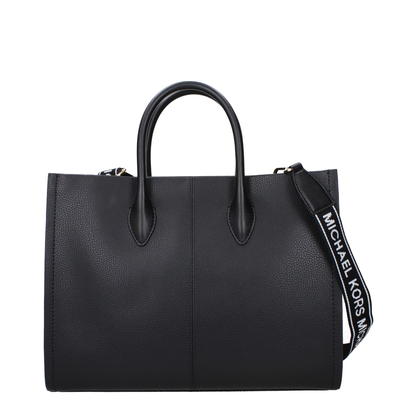 Handbag by Michael Kors for women in leather black features a exquisite silhouette, showcasing a secure and exquisite with versatile adjustable-strap for a exquisite finish.