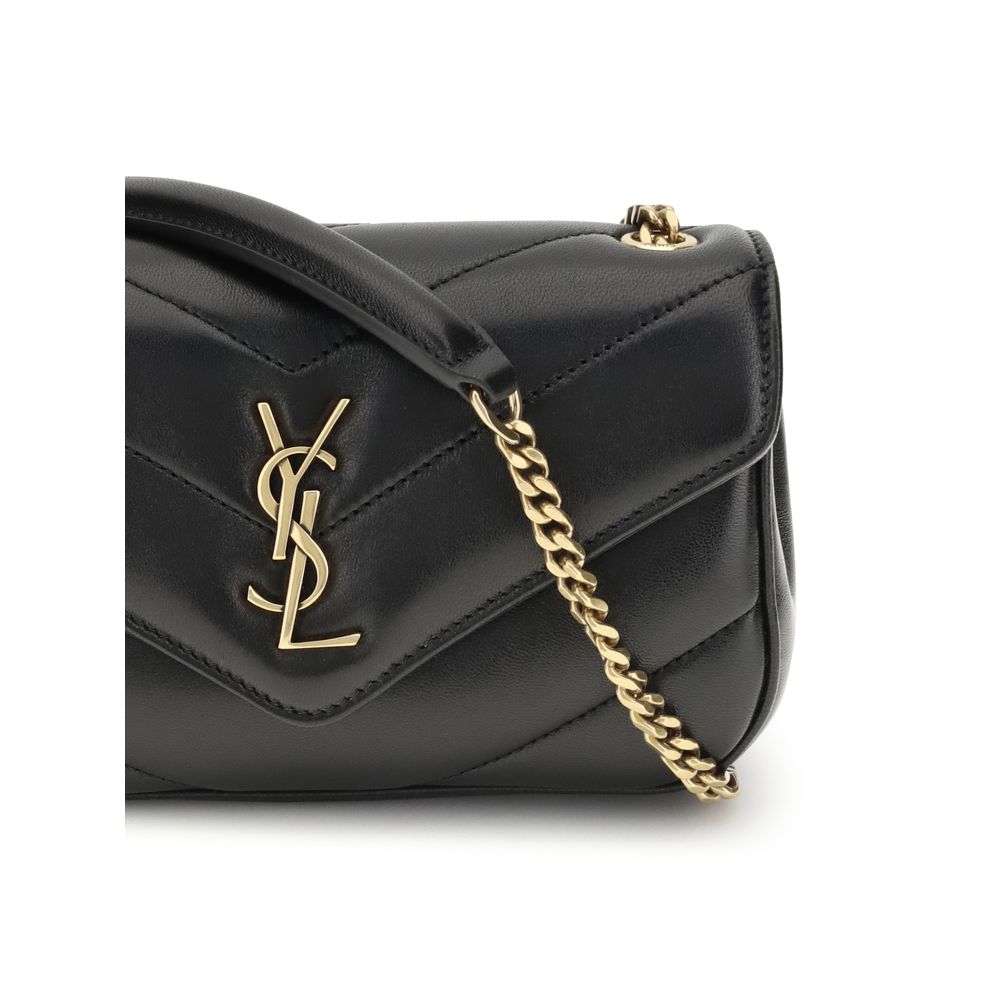 Quilted Shoulder Flap Bag by Saint Laurent for women in lambskin leather black & signature features a effortless sophistication silhouette, secured by a flap & magnetic with ample single-compartment and versatile shoulder-strap & handle for a effortless sophistication finish.