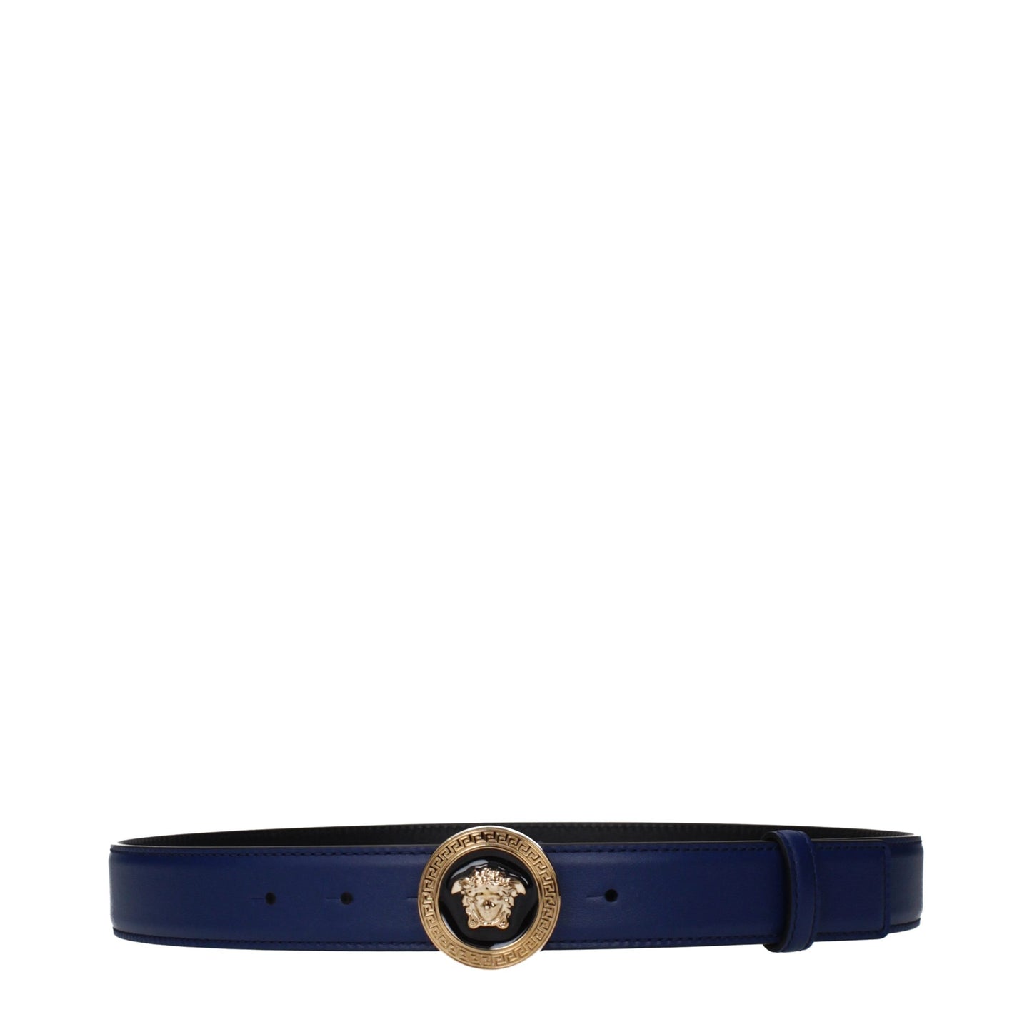 Versace Leather Belt - Blue