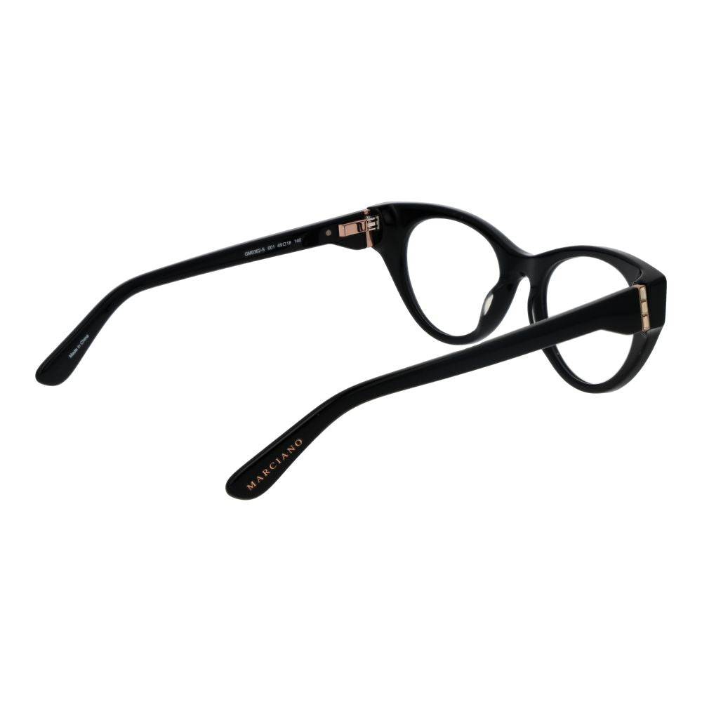 Eyeglasses Frames by Marciano by Guess for women in and black showcases an refined full-frame frame design featuring a sophisticated black coloured frame for an refined and refined aesthetic.