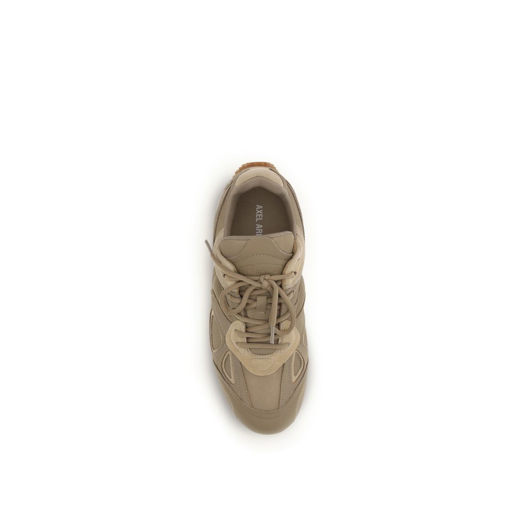 Axel Arigato Men's Low Top Bos Taurus Calf Nubuck Leather Sneakers - Brown