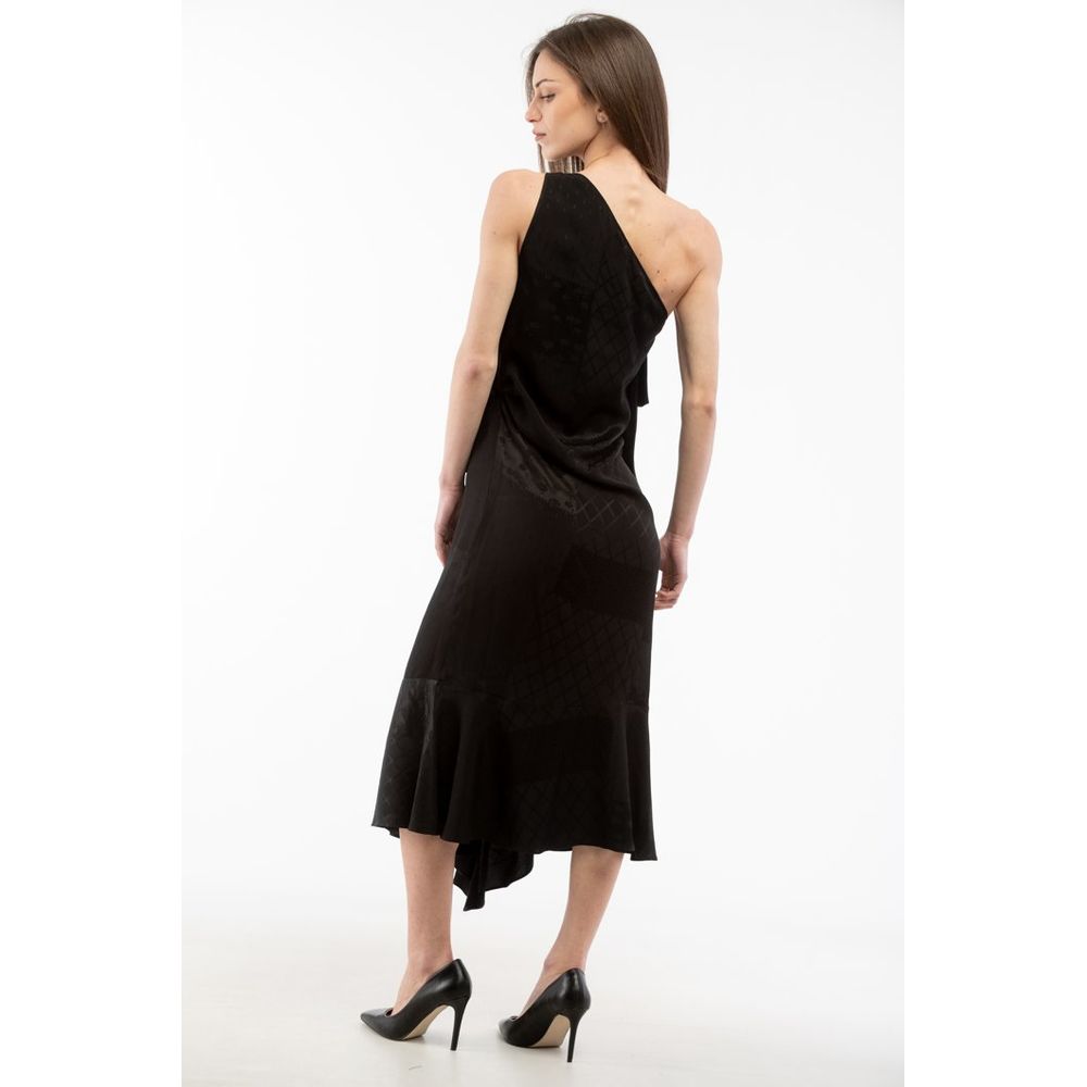 Moschino Women's Sleeveless Viscose Long Dress - Black
