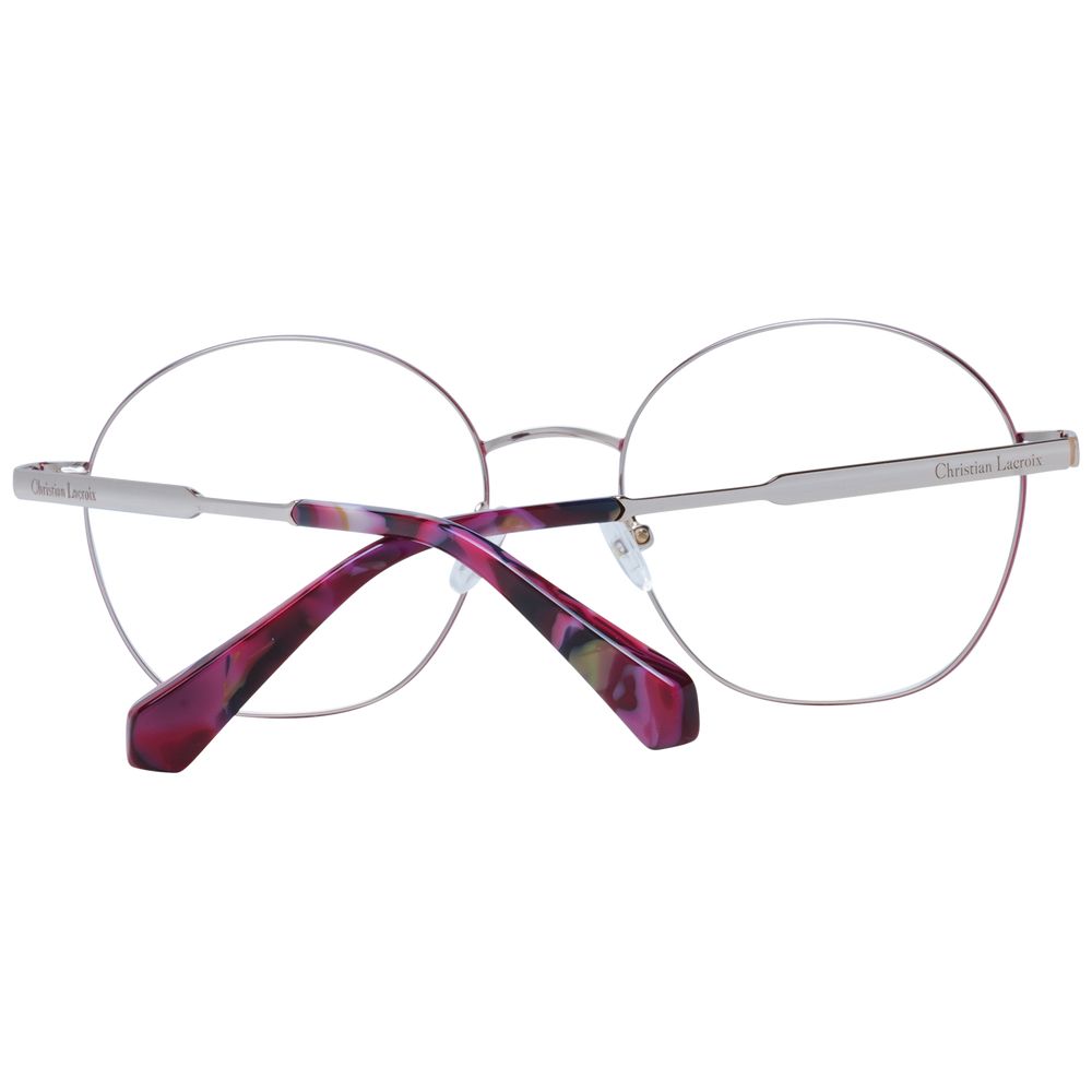 Christian Lacroix Women's Full-Rim Round Stainless Steel Eyeglasses Frames - Gold