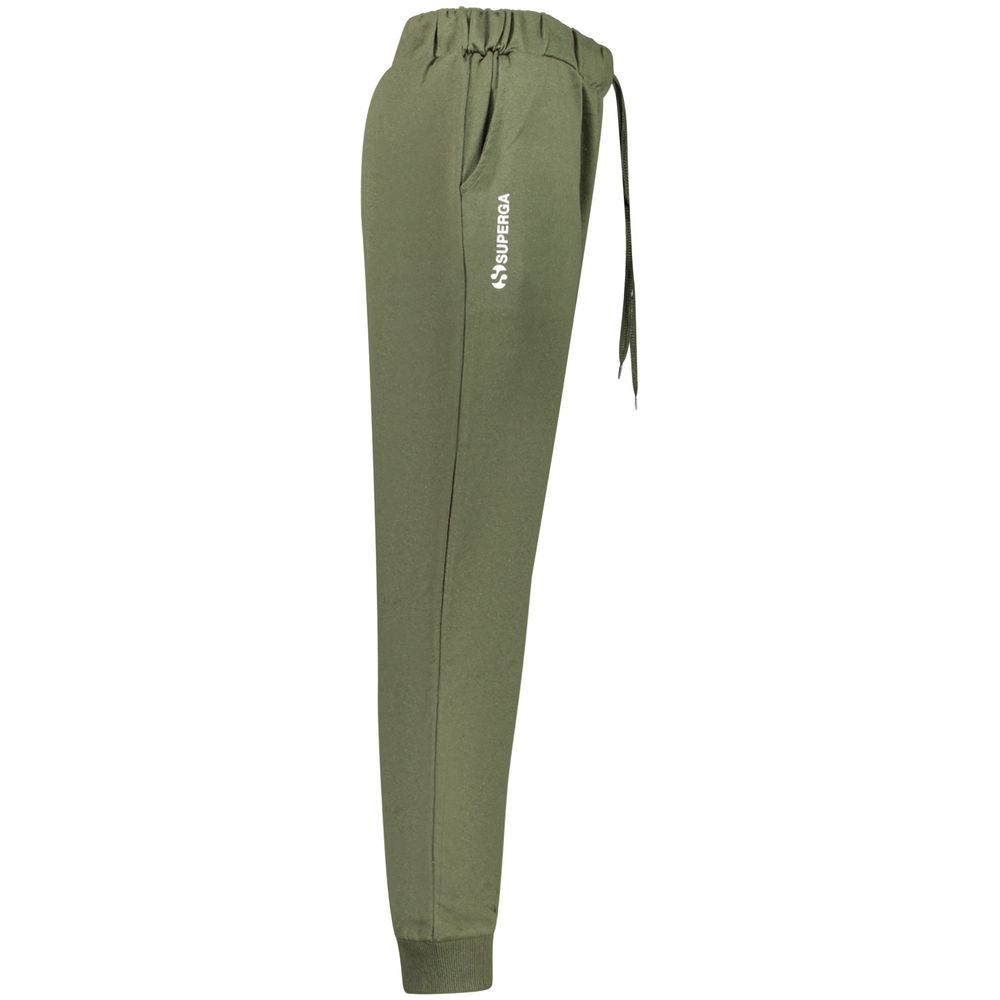 Joggers by Superga for men in cotton green & print presents a refined pantology silhouette, artfully defined by a refined pantology , long, and a sophisticated .