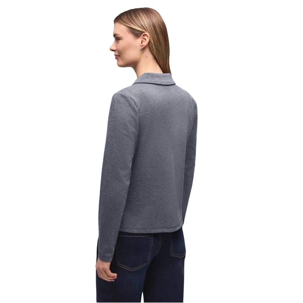 Street One Women's Stretch Viscose Blazer - Blue
