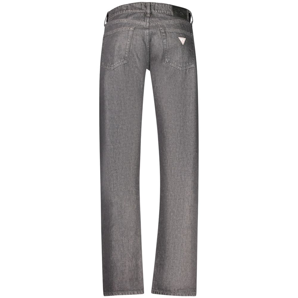 Guess Jeans Men's Straight-Leg Denim Cotton Jeans - Black