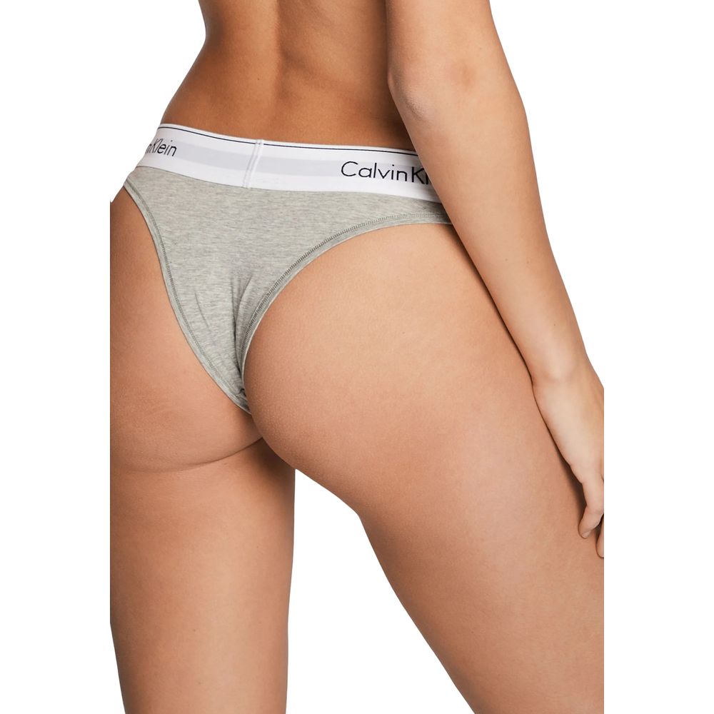 Calvin Klein Underwear Women's Stretch Cotton & Modal Underpants - Gray Natural
