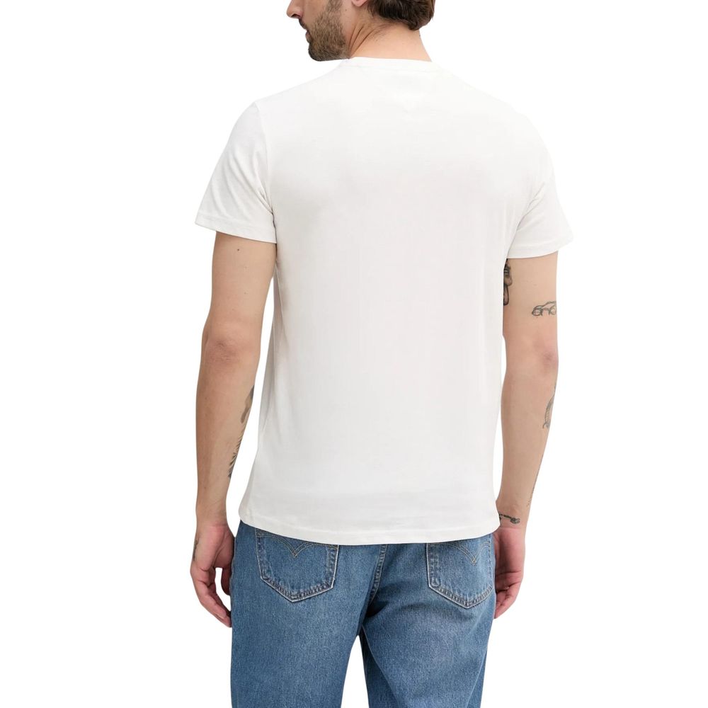 Tommy Hilfiger Jeans Men's Cotton T-Shirt - Cream
