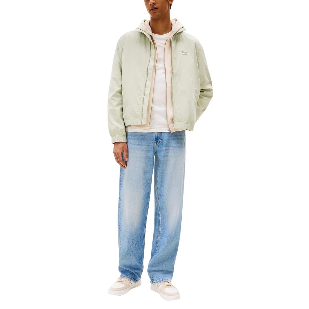 Bomber Jacket by Tommy Hilfiger Jeans for men in polyamide features a city-ready silhouette, detailed with and a city-ready .