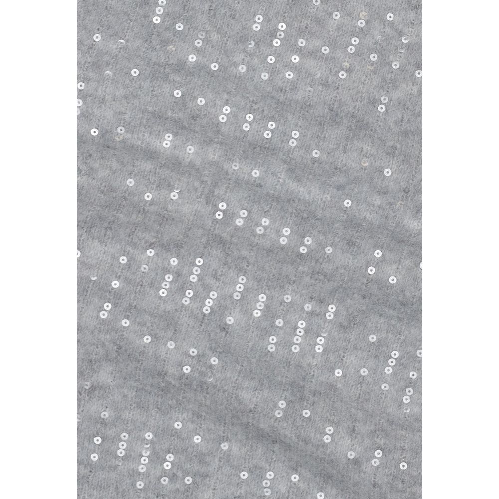Pieces Stretch Polyester Scarf - Gray