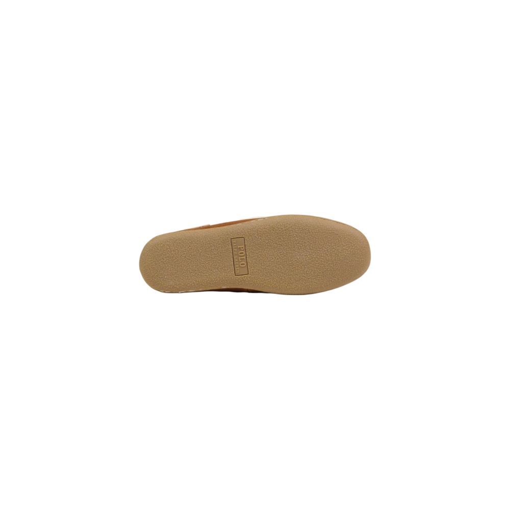 Moccasin Slippers by Ralph Lauren for women in suede leather & faux fur brown features an effortless chic Women's Suede Leather & Faux Fur Moccasin Slippers aesthetic, defined by a and a refined .