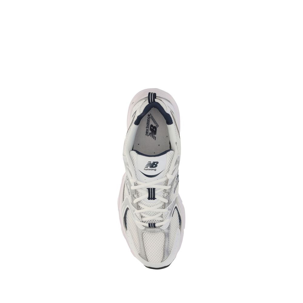 New Balance Men's Athletic Polyethylene & Polyurethane Sneakers - White Monogram