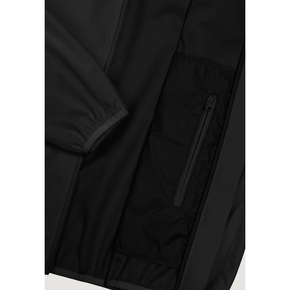 Colmar Originals Men's Windproof Stretch Polyester Hooded Windbreaker Jacket - Black