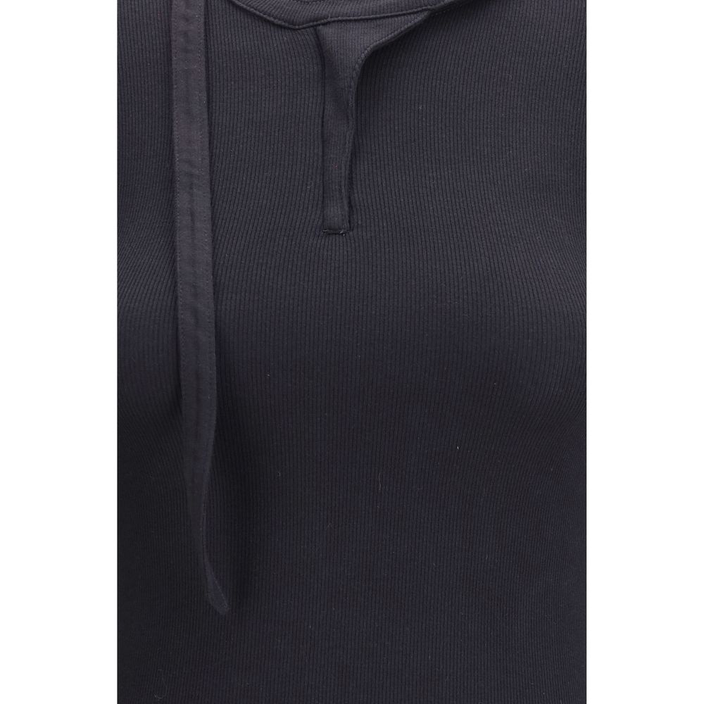 Activewear T-Shirt by Diesel for women in stretch cotton black features an ergonomic design with , highlighting a ergonomic length and ergonomic for a high-performance look.